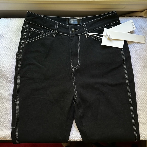 Black carpenter’s style pants - Picture 1 of 4